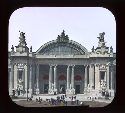 Pariser Ausstellung: Grand Palais, Paris, Frankreich, 1900 von French Photographer